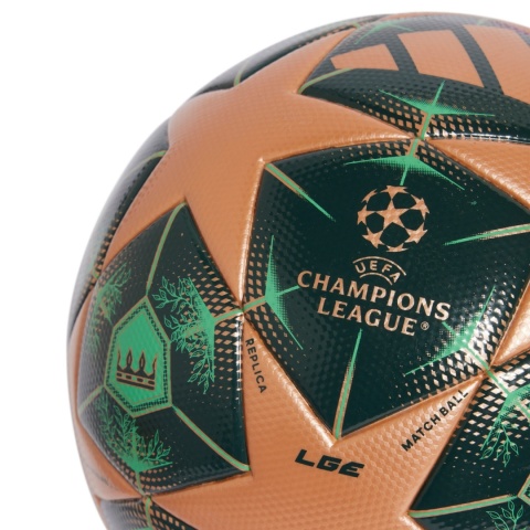 Piłka nożna adidas UCL League 24/25 Knockout Stages JM6825 zielono-złota