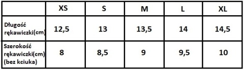 Rękawiczki Rowerowe Meteor MX22 Senior czarny/miętowy