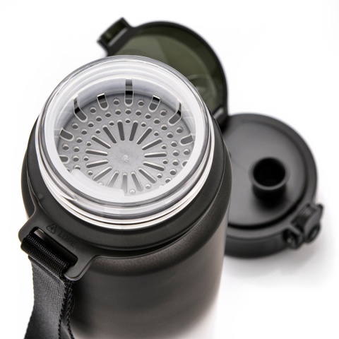 Bidon Sportowy Meteor 1000ml ciemnozielony 55862