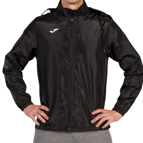 Ortalion, kurtka przeciwdeszczowa dziecięca Joma Iris 100087.100 czarna