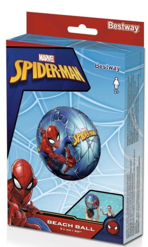 Piłka plażowa dla dzieci Bestway Spider-Man 51 cm