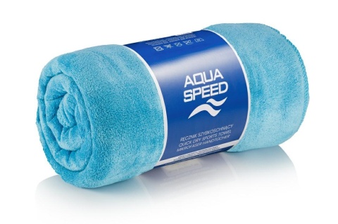 Szybkoschnący ręcznik z mikrofibry Aqua Speed DRY SOFT 400 G. 70x140 kol. 02 jasnoniebieski