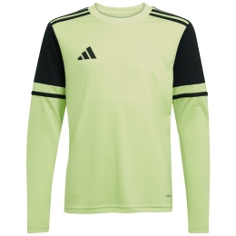Bluza Koszulka bramkarska dla dzieci adidas Squadra 25 Long Sleeve JJ1940 limonkowa