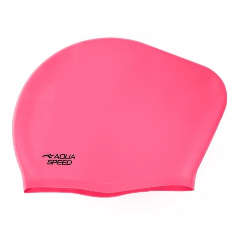 Czepek pływacki na długie włosy Aqua Speed Long Hair Cap 03 - różowy