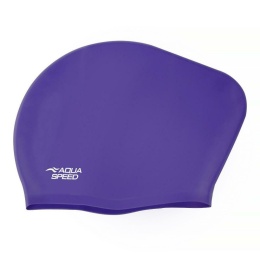 Czepek pływacki na długie włosy Aqua Speed Long Hair Cap 23 - fioletowy