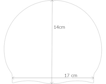 Dziecięcy czepek pływacki z materiału Aqua Speed Baby Cap 01 - niebieski