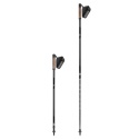 Kije Nordic Walking teleskopowe Spokey PEAK 105-135 czarne