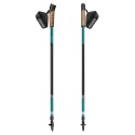 Kije Nordic Walking teleskopowe Spokey PEAK 105-135 niebiesko-czarne