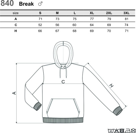 MAŁA BRYTANIA BLUZA Z KAPTUREM SENIOR