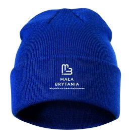 MAŁA BRYTANIA CZAPKA ZIMOWA NIEBIESKA