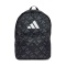 Plecak Adidas Classic Monogram Graphic JX1257 czarno-szary
