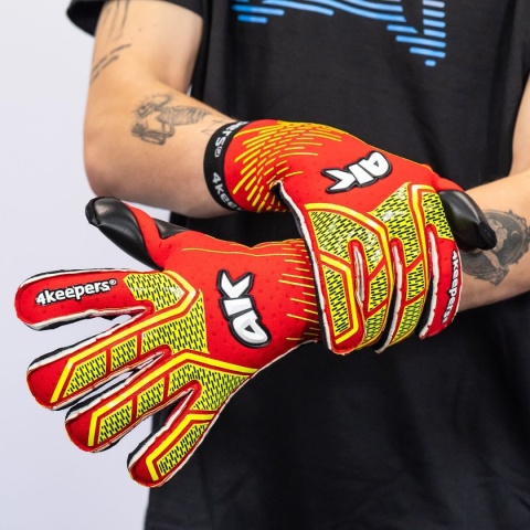 Rękawice Bramkarskie 4keepers NEO LAVA RF2G Senior