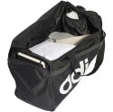 Torba adidas Essentials Linear Duffel Medium HT4743 czarno-biała