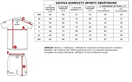 Komplet Givova Kit America czerwono-czarny KITC47 1210