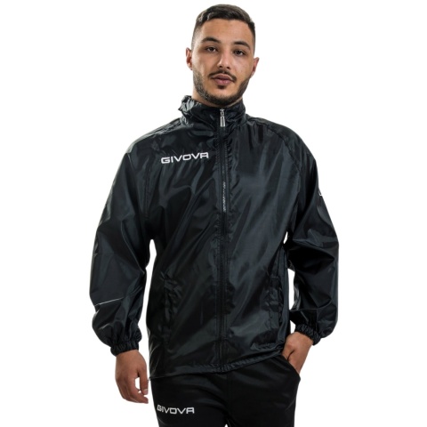 Kurtka Ortalion Givova Rain Basico RJ001 0010 czarna