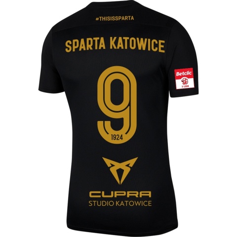 SPARTA KATOWICE Koszulka meczowa Nike III LIGA - czarna