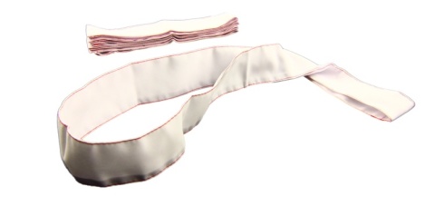 Szarfa Gimnastyczna Szkolna Akson 1 szt biała