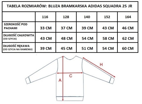 Bluza Koszulka bramkarska dla dzieci adidas Squadra 25 Long Sleeve JJ1940 limonkowa