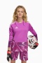 Bluza koszulka bramkarska dla dzieci adidas Tiro 26 Competition KB5242 fioletowa