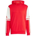 Bluza męska adidas Squadra 25 Sweat Hoody JD2973 czerwona