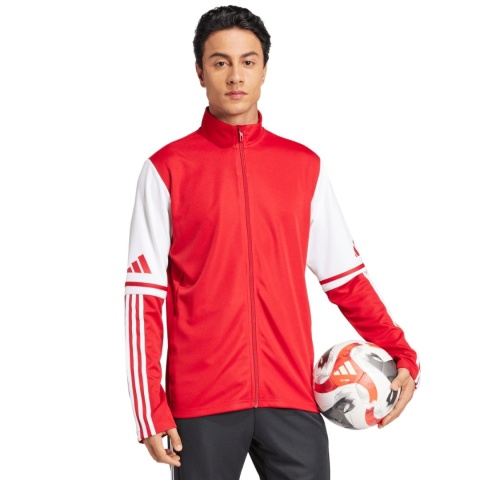 Bluza męska adidas Squadra 25 Training JD2979 czerwono-biała