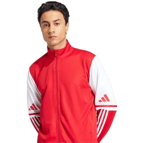 Bluza męska adidas Squadra 25 Training JD2979 czerwono-biała
