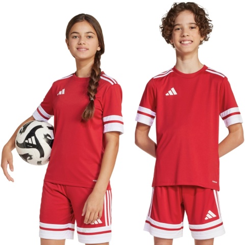 Koszulka dla dzieci adidas Squadra 25 JJ0051 czerwona