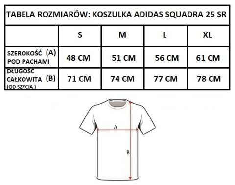 Koszulka męska adidas Squadra 25 JN7485 zielono-biała