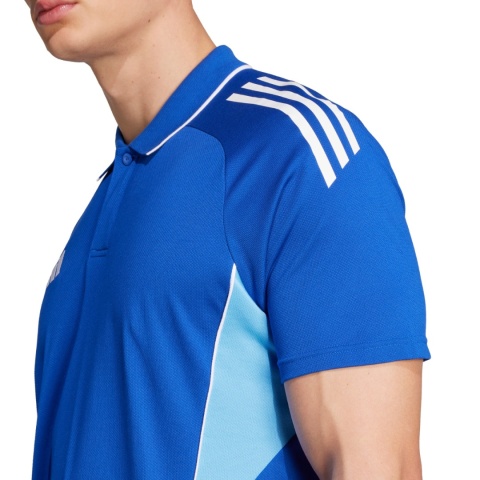 Koszulka męska adidas Tiro 25 Competition Polo JY1803 niebieska