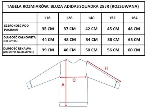 Bluza dla dzieci Adidas Squadra 25 Training JD3029 granatowa