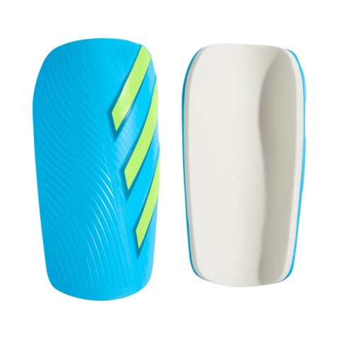 Ochraniacze piłkarskie adidas Tiro EU Club KA7842 błękitno-limonkowe