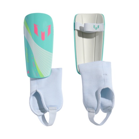 Ochraniacze piłkarskie dla dzieci adidas Messi Match KA7850 jasnozielone