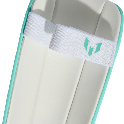 Ochraniacze piłkarskie dla dzieci adidas Messi Match KA7850 jasnozielone