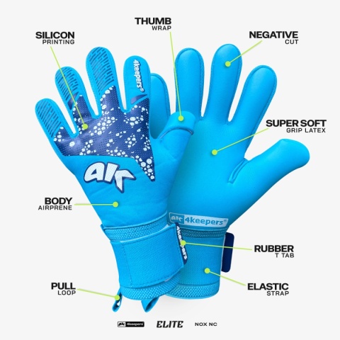 Rękawice Bramkarskie 4keepers Elite Nox NC Senior