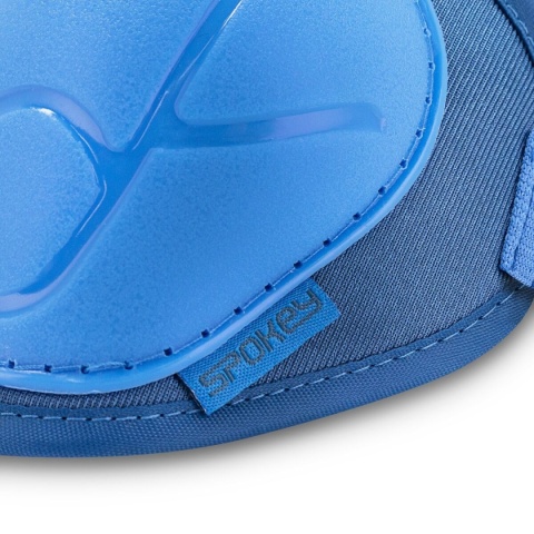 Zestaw ochraniaczy dziecięcych na kolana, nadgarstki i łokcie Spokey Buffer niebieski