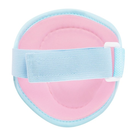 Zestaw ochraniaczy dziecięcych na kolana, nadgarstki i łokcie Spokey Buffer różowy