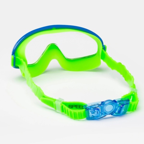 Gogle okulary pływackie dla dzieci Aqua Speed Tivano Jr kol. 30 -zielone - bezbarwne szkła