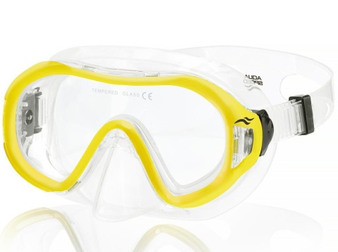 Maska do Nurkowania Aqua Speed Junior kol. 18 Żółta