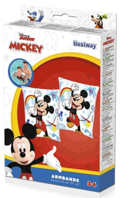 Rękawki do pływania dla dzieci Bestway Mickey & Friends 3-6 lat