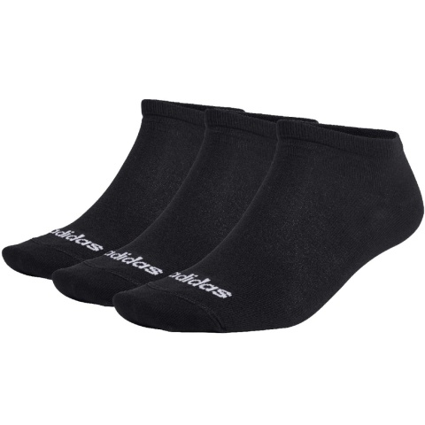 Skarpety adidas Thin Linear Low-Cut Socks 3 Pary IC1299 czarne