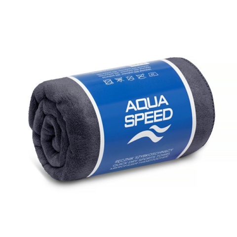 Szybkoschnący ręcznik z mikrofibry Aqua Speed DRY SOFT 400 G. 50x100 kol. 06 grafitowy