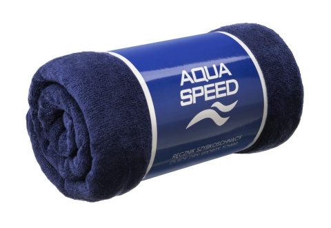 Szybkoschnący ręcznik z mikrofibry Aqua Speed DRY SOFT 400 G. 50x100 kol. 10 granatowy
