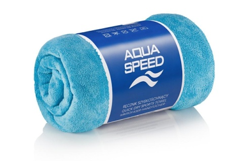 Szybkoschnący ręcznik z mikrofibry Aqua Speed DRY SOFT 400 G. 50x100 kol. 02 jasnoniebieski