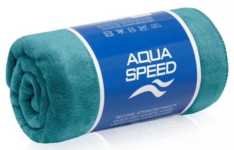 Szybkoschnący ręcznik z mikrofibry Aqua Speed DRY SOFT 400 G. 50x100 kol. 11 zielony