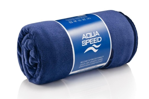 Szybkoschnący ręcznik z mikrofibry Aqua Speed DRY SOFT 400 G. 70x140 kol. 10 granatowy