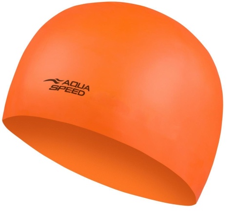 Czepek Pływacki Silikonowy Aqua-Speed Mega kol. 75 - pomarańczowy