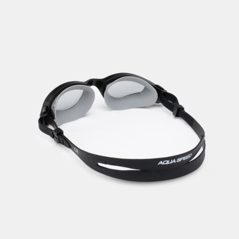 Okulary pływackie Aqua Speed Aurora Nano Anti-Fog kol. 26- czarno-szare -dymione szkła