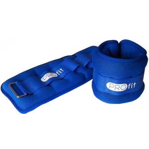 Obciążenia na ręce i nogi Profit Evolution 2x2,5 kg niebieskie DK 3310