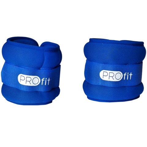 Obciążenia na ręce i nogi Profit Evolution 2x0,5kg niebieskie DK 3310