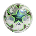 Piłka nożna adidas UCL Training 26/27 League Stage Foil KE9774 srebrno-czarno-zielona